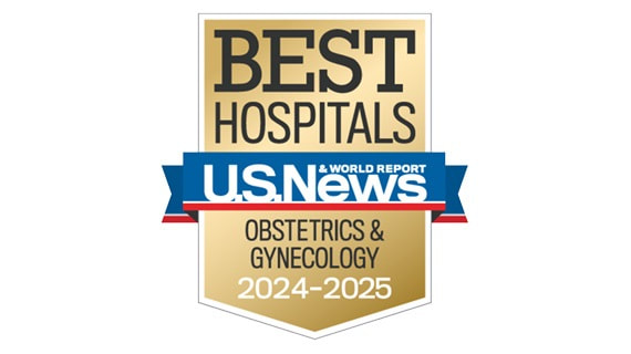 Nationally recognized in Obstetrics & Gynecology by U.S. News & World Report